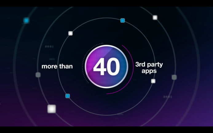 more than 40 3rd party apps
